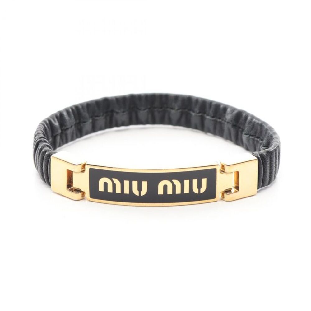 Miu Miu Leather Bracelet